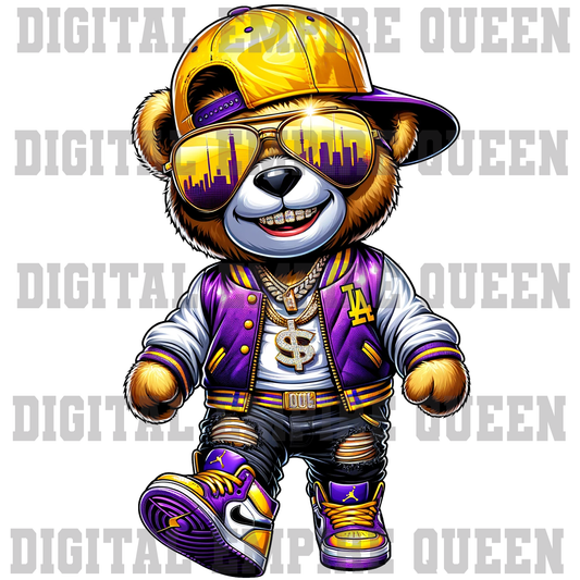 Lakers Teddy Diamond Grillz